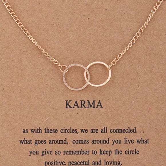 Pawsitively Posh Jewelry - {KLARISSA} dainty “Karma" double loop necklace